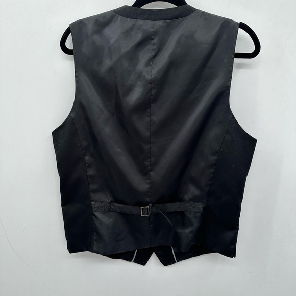 INC black button down unisex vest.  MEDIUM - Picture 3 of 8